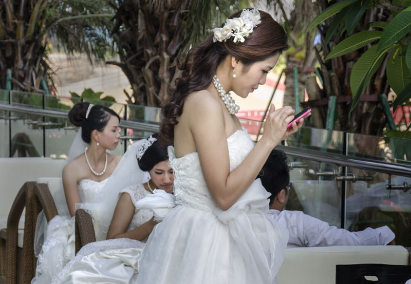 Texting Bride
